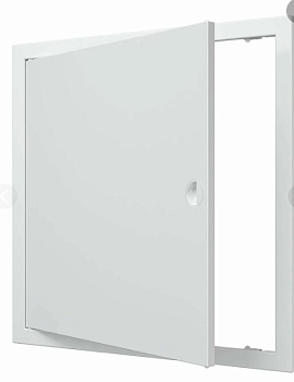 Люк ревизионный ЛР фланец 146х146 ручка 168х168 пластик EVECS