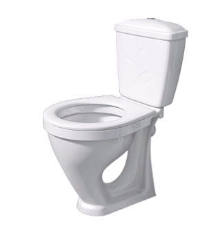 Унитаз-компакт (ROSA)  "Детский" белый (косой, нижний, сид. без крышки полип., арм)