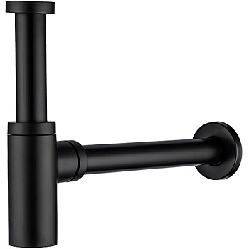 Frap F82-7 сифон для раковины черный 1/20