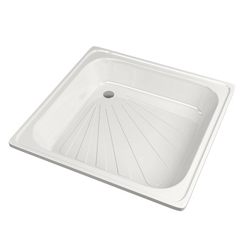 Поддон душевой стальной 70*70*15