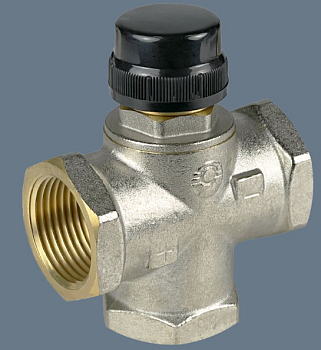 Клапан трехход.смес. центр.смеш. 1" VALFEX VF.MR02.N.100