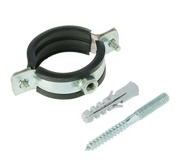 Хомут оцинк.резин.уплотн. VALFEX 1" (32-36) (1/110)