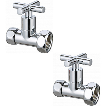 Кран для п/суш.прямой г-г 1/2"*3/4" крест G470.0405 1/10