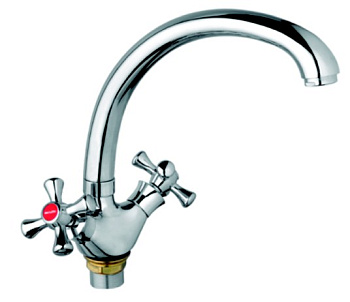 Елочка R5813F-6 Rainsberg 1/2 м/к гайка хром (1/10)