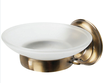 Мыльница навесная стекло OUTE TG2403 матовая бронза (80)