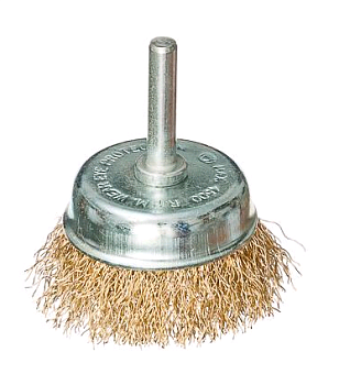 Щетка мет. шпилька 75мм (чаш) 656-027