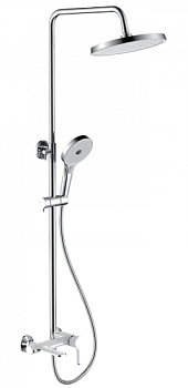 G2403-8 Gappo смес.д/кабины "зонт" белый/хром СНЯЛИ