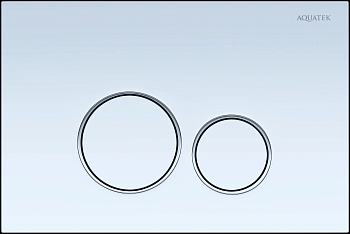 Панель смыва Aquatek KDI-0000015 белая круглая