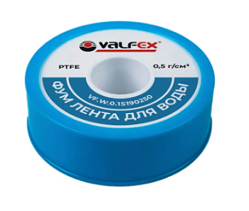 Лента ФУМ для воды 15х19х0,25 VALFEX
