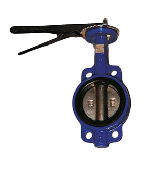 Затвор чуг.диск.чуг ДУ125 РУ16 ручной ЧАЗ*