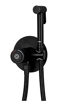 G7288-6 Gappo смесит. гигиен. душ со смес. черный СНЯТ
