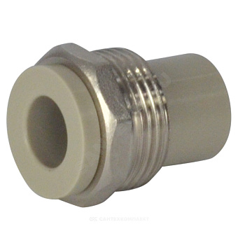 Штуцер 20 * 3/4 НР Valfex серый (50/300)