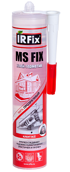 (20086) Клей-Герметик 310мл ПРОЗРАЧНЫЙ IRFIX MS-FIX 1/12