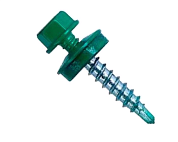 Саморезы кров.5,5х19, сверло RAL 6005 зелёный мох (250)