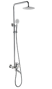 F-24805 Frap смес.д/кабины "зонт" нерж (1/3)