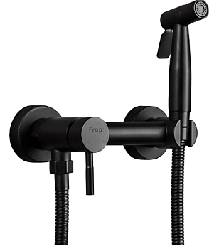 F-7503-6 Frap смесит. гигиен. душ со смес.черный