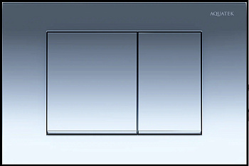 Панель смыва Aquatek KDI-0000010 хром глянец квадрат