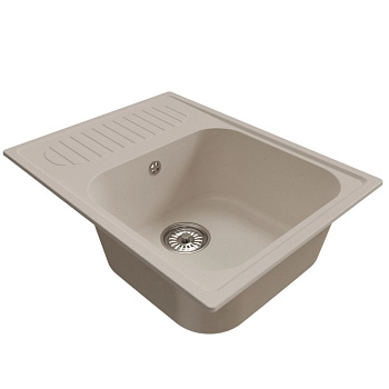 Мойка ML-GM18 с крылом, белая (331), 640*490*190мм NEW