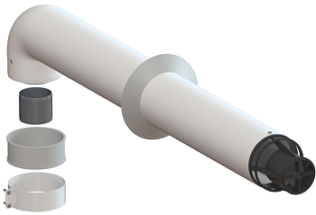 Дымоход коаксиальный EKSOTHERM труба д.850мм