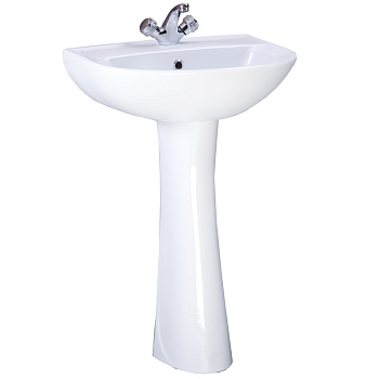 Умывальник Виктория с/отв.белый (п/пьед. Воротынский)