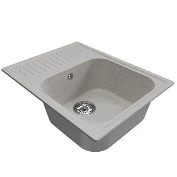 Мойка ML-GM18 с крылом, серая (310), 640*490*190мм NEW