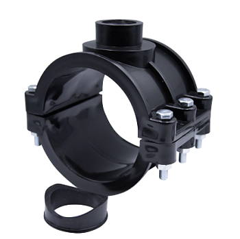 Седелка ПЭ с вн.труб.резьбой 160 - 2" (обж) усил.SPEKTR (1/2/24)