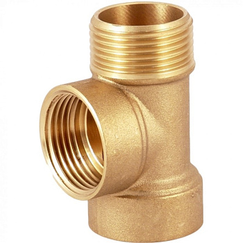 Латун.переходник 3подкл. (1''M, 1''F, 1''F), TBC3-3 WAYS