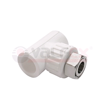 Тройник нак/гайк 25*1" Valfex серый (15/60)