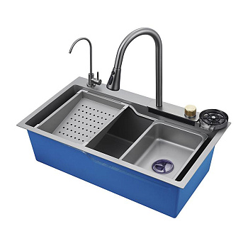 Многофункциональная мойка для кухни графит Oute T87846Y