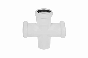 Крестовина PRIME  50/50/50х87° для вн. малошумной канализ. (120) VALFEX