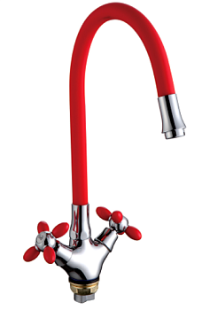 R44127-10 Frud елочка 1/2 м/к хр,красный гиб.нос БЕЗ ПОДВОДКИ