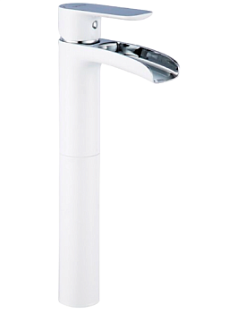 G1048-31 Gappo тюльпан 35мм белый/хром высокий на гайке СНЯЛИ