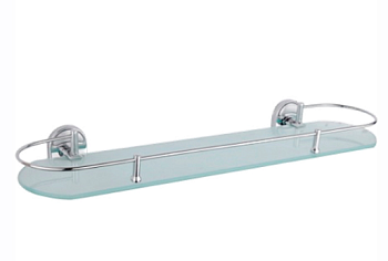 Полка стекло овальная 1-ярусная OUTE TG1111-1 (1/16)