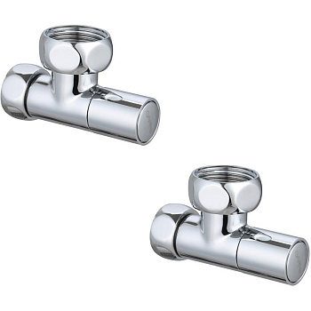 Кран для п/суш.углов г-г 1/2"*3/4" колп G474.0405 1/10