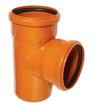 Тройник ПП Ø250 уг.90° РЫЖИЙ