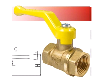Кран шар. ГАЗ 1 1/4" ргг "Valfex" 11Б27фтМ (5/20)