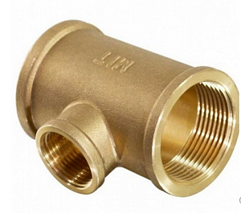 Тройник 20г-15г-20г латунь VALFEX (10/60)