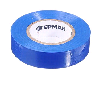 Изолента ЕРМАК премиум класс 18мм-20м, синяя 672-035