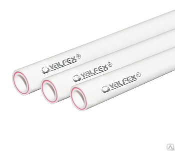 Труба ПП PN20 d110х15,1 стекло. Valfex белый (4/4)