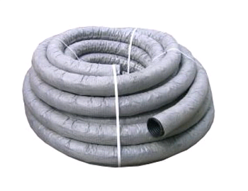 Труба дренажная N ПНД d63 с перфорацией в фильтре (50м)