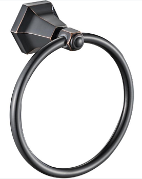 Полотенцедержатель кольцо OUTE TG2306 черное золото