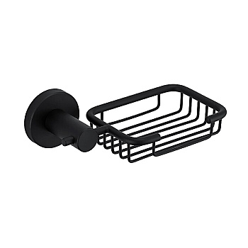 F30202-1 мыльница настенная черная