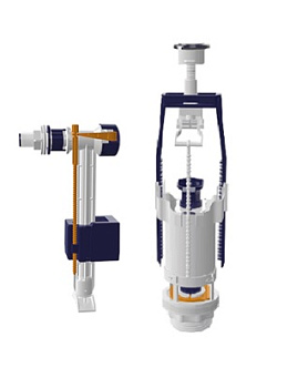 4163.004 Арматура для смывн.бачка нижн.подв.ЭКОНОМ(1/20)