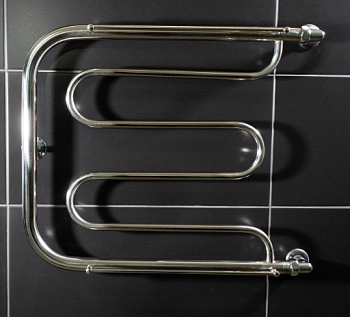 Полотенцесушитель EVK МП-образный 1" 500 х 700 (С ПОЛКАМИ)