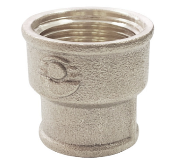 Муфта НИКЕЛЬ переходная VALFEX  1/2"г - 3/8"г  (200/10)