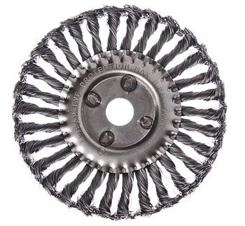 Щетка мет. УШМ 175мм/22мм круч(диск) 656-052