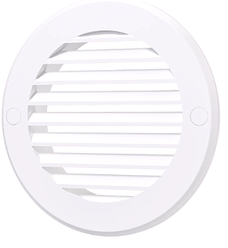 Вент.решетка 12РК фланец D125 D161 пластик ERA (1/40)