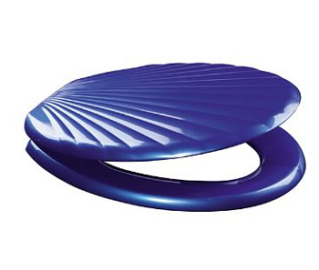 Крышка для унитаза ЛЮКС КР3-5 темно-синяя (1/13)