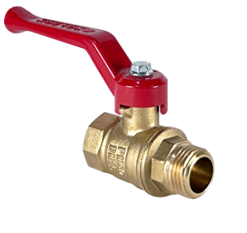 Кран шар лат 1" ргш DeltaPro 11Б27фт1М (32/8)