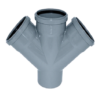 Крестовина ПП Ø110-Ø110-Ø110 45°